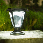 Aurelia Solar Pillar Light in Die-Cast Aluminum for Modern Landscapes