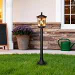 European Style LED Bollard Light – Weather-Resistant Cast Aluminum Garden Lamp