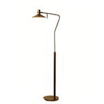 Aurelia Vintage Gold Floor Lamp – Adjustable Mid-Century Reading Light