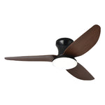 Modern 3-Blade Ceiling Fan with Dimmable LED Light and Remote