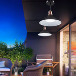 Classic Conical Solar Lights Led Pendant Light Solar Garden Lights Waterproof Hanging Lights