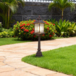Modern LED Post Light with E26 Base for Outdoor Garden and Pathway