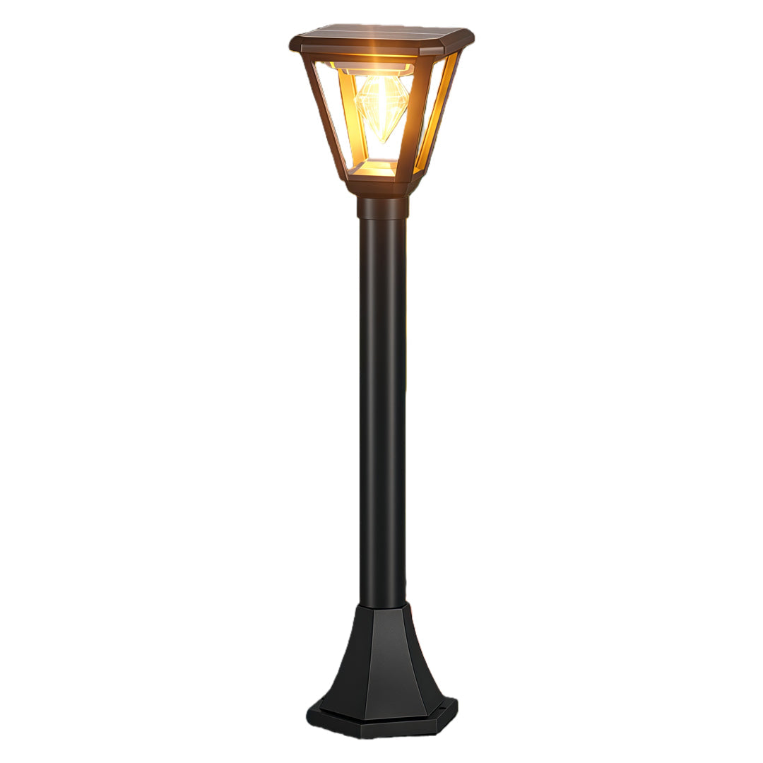 LED Post Cap Light – Waterproof Outdoor Pillar Lamp in Black