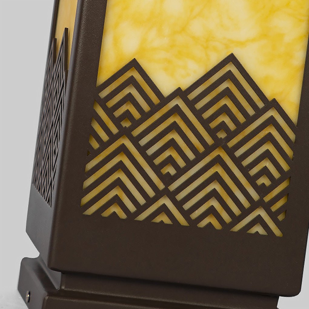 Modern Rectangular Stainless Steel Landscape Light for Courtyard and Pathway