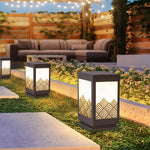 Modern Rectangular Stainless Steel Landscape Light for Courtyard and Pathway