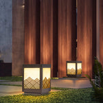 Modern Rectangular Stainless Steel Landscape Light for Courtyard and Pathway
