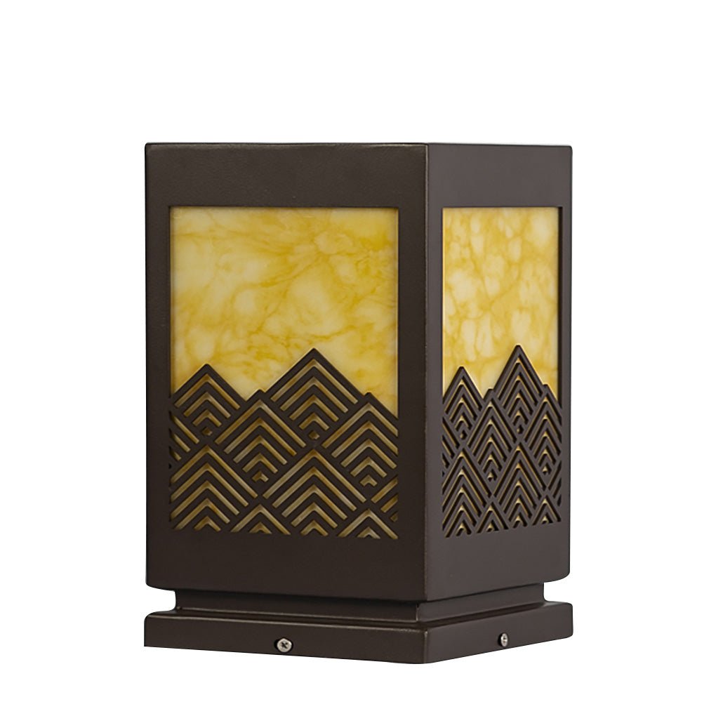 Modern Rectangular Stainless Steel Landscape Light for Courtyard and Pathway