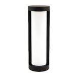 Cylindrical LED Pathway Bollard Lights in Black – Solar & Wired Options
