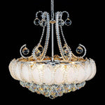 8 Light Modern Gold Silver Vintage Crystal Chandeliers For Living Room