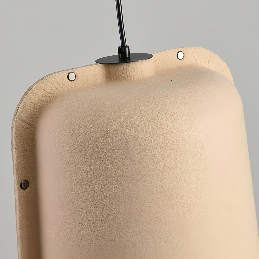 Aura Acoustic Felt Pendant Light with Adjustable Height