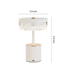 Fringe Table Lamp – Minimalist Rechargeable LED Desk Light