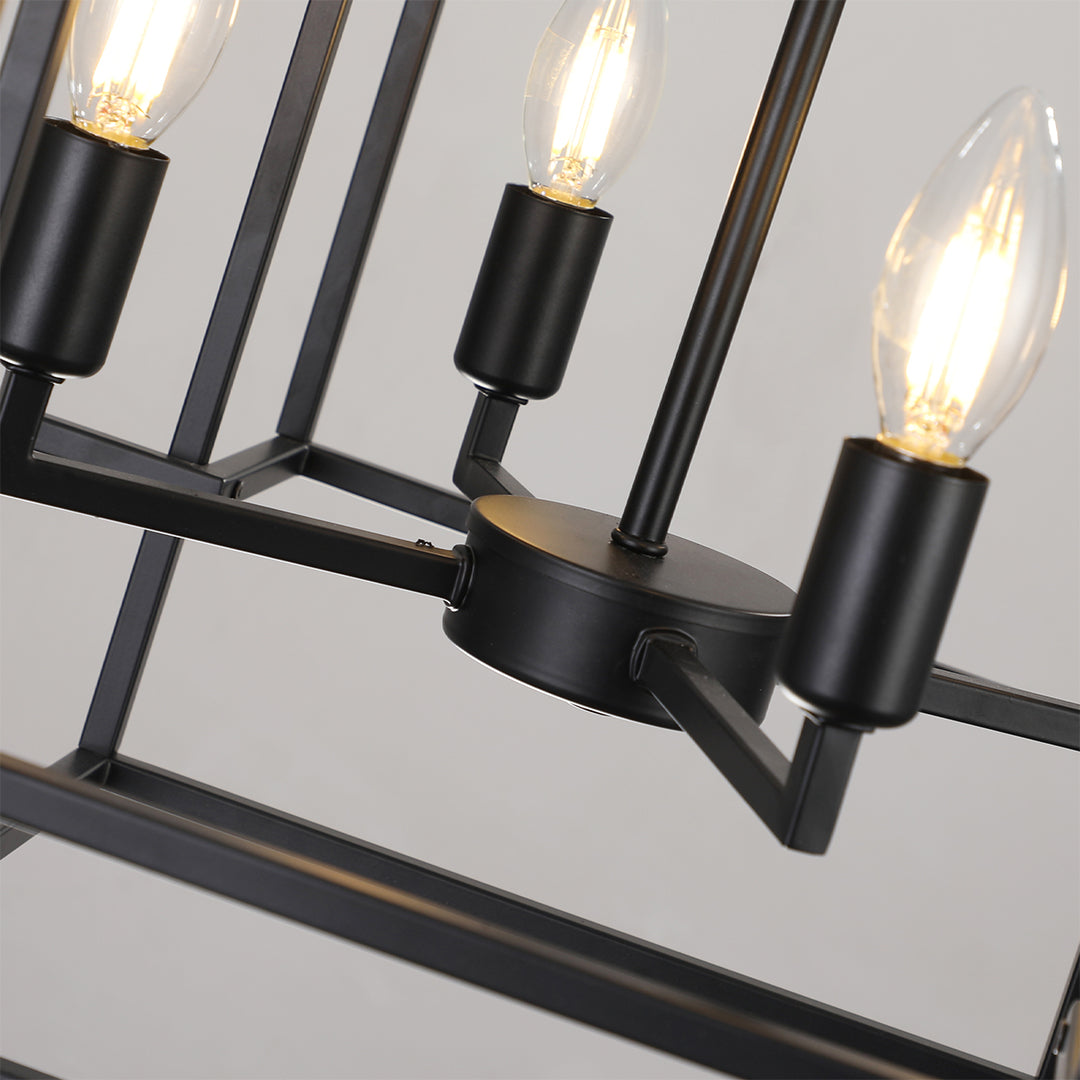 Industrial Vintage Iron Pendant Light with Adjustable Chain