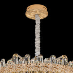 Lumière Cascade Crystal Chandelier in Champagne Gold