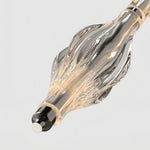 Crystal Linear Pendant Light for Kitchen Island, Modern Chrome LED Suspension