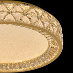 Aurelia Crystal Flush Mount Ceiling Light in Champagne Gold