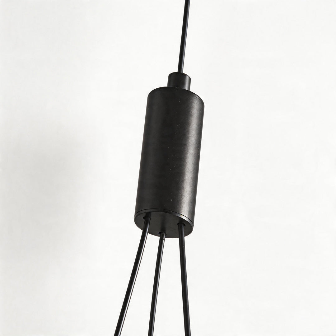 Italian Marble Globe Pendant Light in Polished Copper