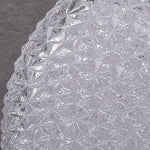 Lumière Crystal Flush Mount Ceiling Light in Chrome and Glass
