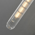 Modern Brass Wall Mount Pendant Light with Glass Shade