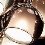 Nordic Hand-Blown Glass Ball Pendant Light for Dining Room & Living Room