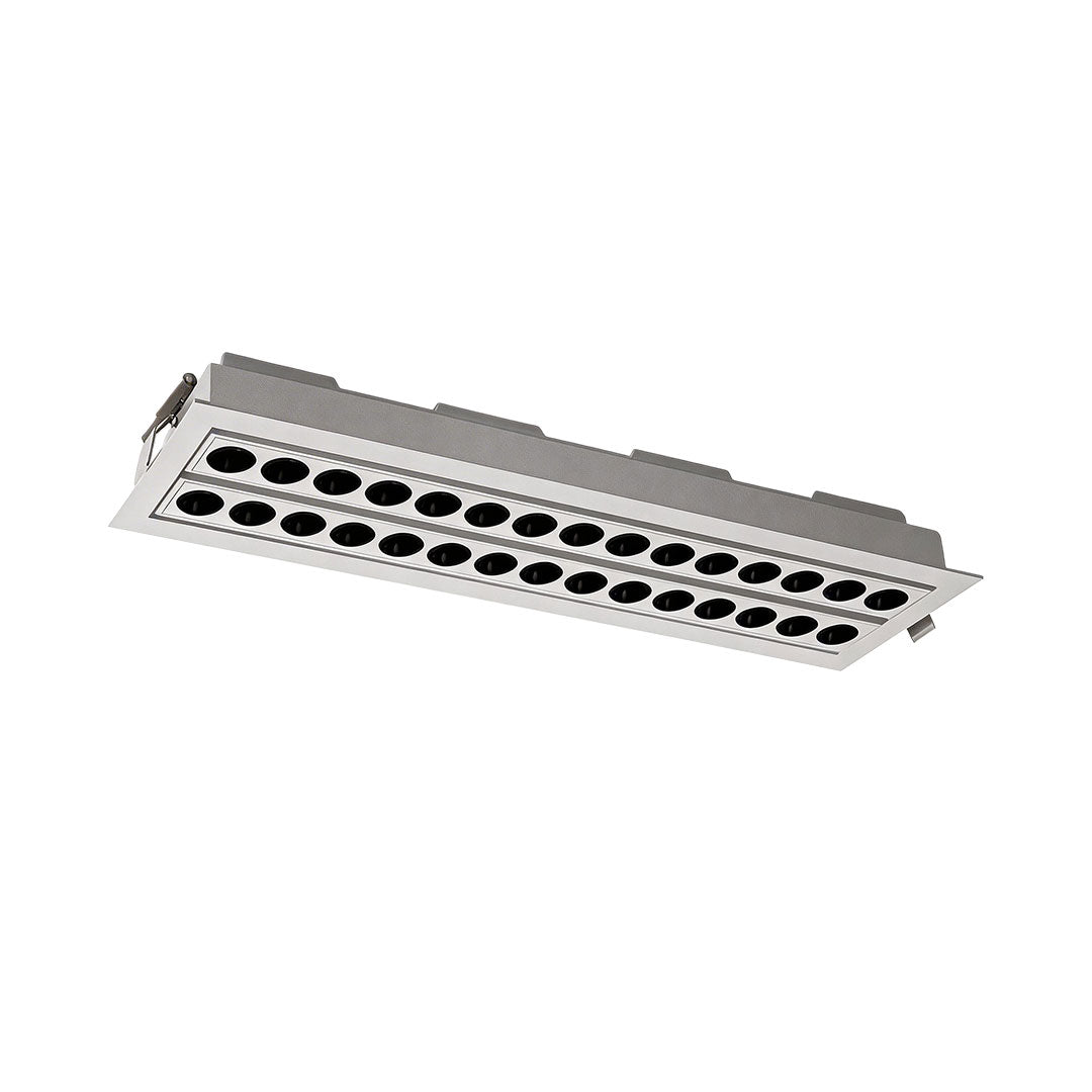 Recessed LED Spotlights with Adjustable Grille, Modern Architectural Linear Lighting