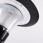 Black Solar Pathway Lights Outdoor Ground Socket Lamp