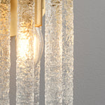 Modern Crystal Wall Sconce with Gold Hardware | 24W LED
