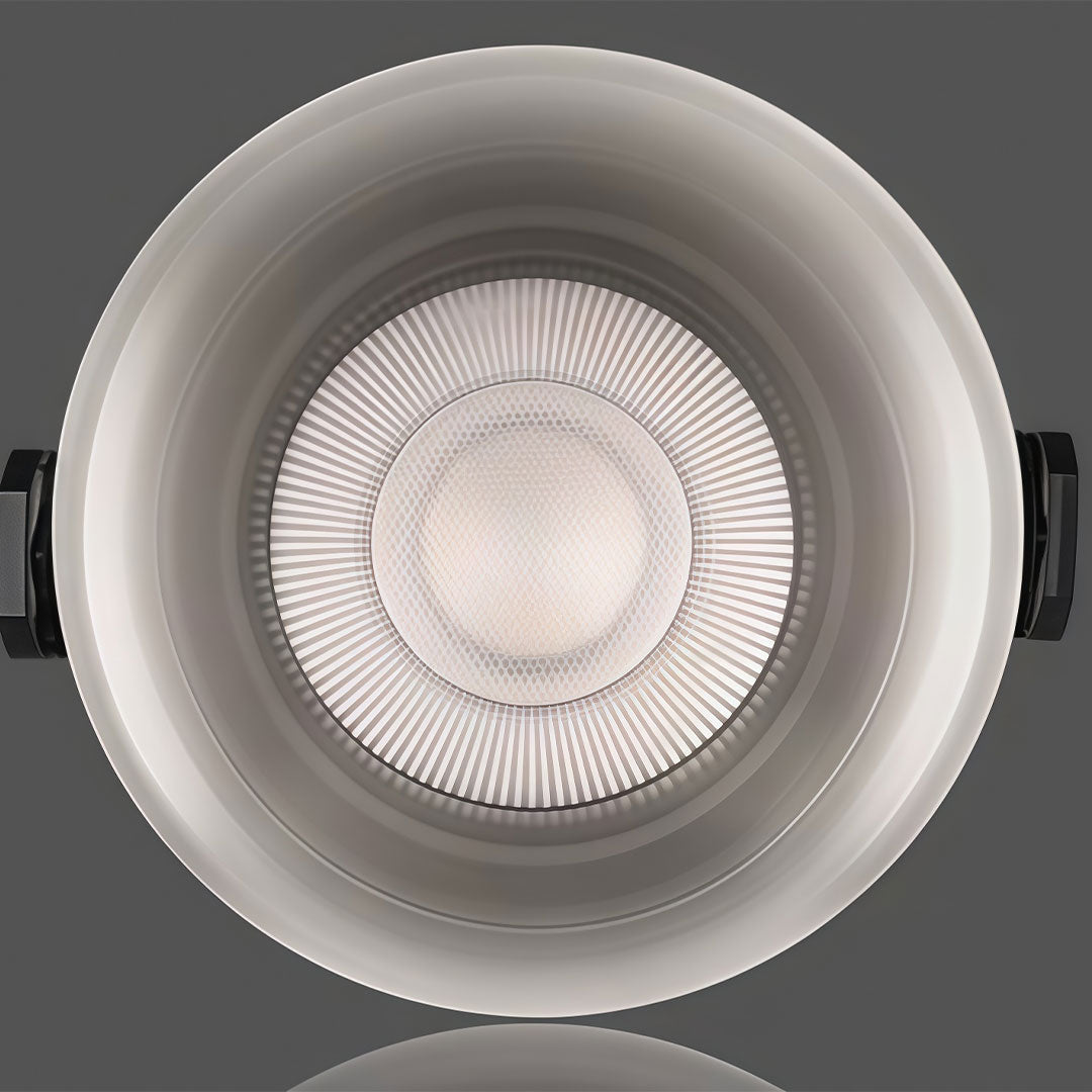 Lumina Recessed Spotlight Duo – Frameless Silver, Glare-Free LED & COB