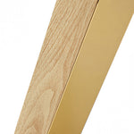 Modern Linear LED Wall Sconce in Brushed Gold with Acrylic Diffuser