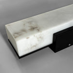 Luma Square Outdoor Wall Light in Cloud Stone Finish