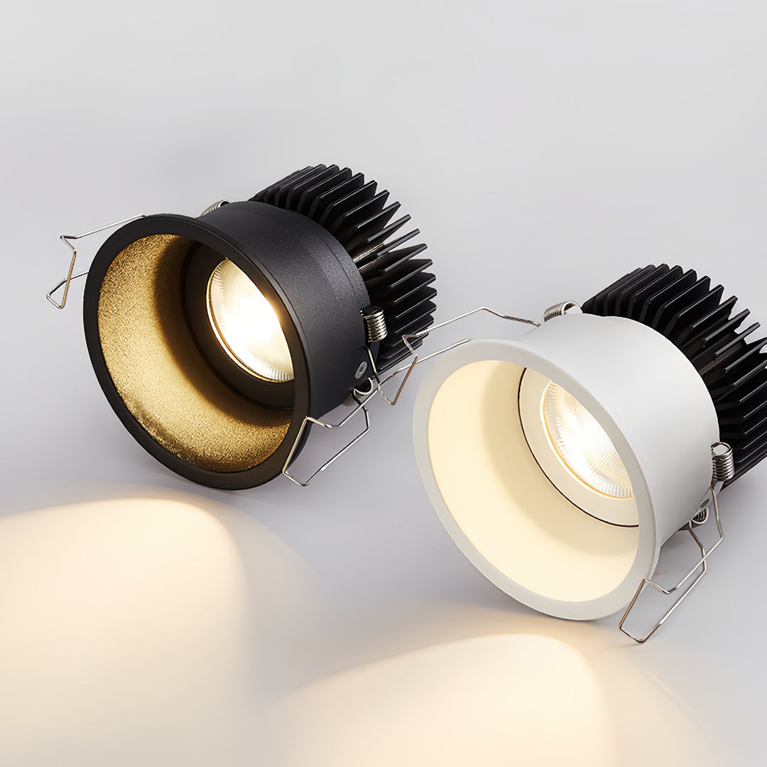 Recessed Adjustable Downlight with Anti-Glare LED, Modern Minimalist Ceiling Light