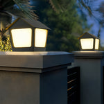 Sculptural Deck Post Cap Lights for Modern Outdoor Spaces