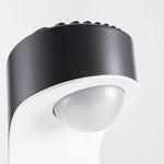 Modern Outdoor Wall Sconce with Adjustable Color Temperature, Black Aluminum