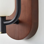 Nordic Minimalist Iron Wall Sconce with Acrylic Shade