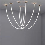 Linear LED Pendant Light – Minimalist Silicone Neon Ceiling Lamp