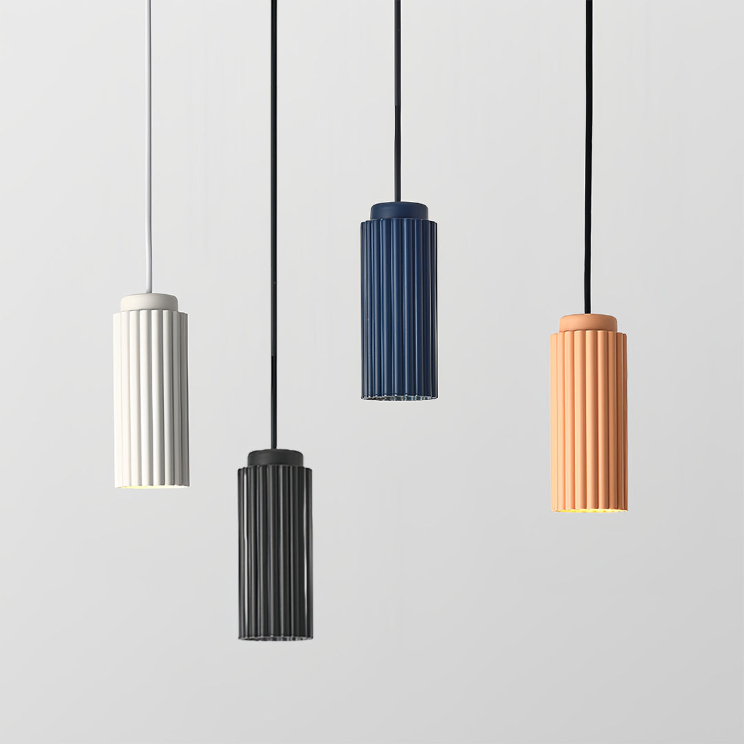 Nordic Minimalist Iron Pendant Light with Adjustable Cord, GU10