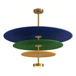 Acoustic Felt 3-Tier Chandelier with LED Lighting