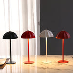 Mushroom Cordless Table Lamp with Dimmable LED, Iron & Acrylic