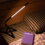 Tripod LED Table Lamp with 360° Rotating Head, Eye-Care Dimmable Light