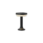 Modern Solar Path Light in Matte Black for Garden Walkways