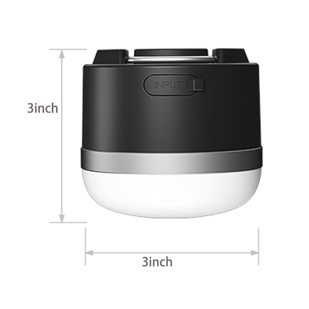 Aurora Rechargeable LED Camp Lantern with Magnetic Base and Hook