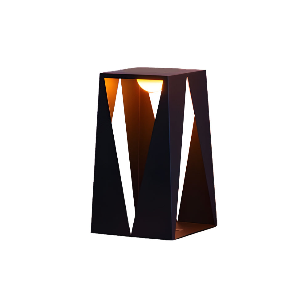Modern Minimalist Outdoor Bollard Landscape Light with IP65 Waterproof Rating