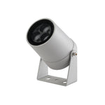 Round LED Landscape Spotlight in Modern Aluminum for Outdoor Spaces