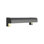 Modern Outdoor Wall Sconce with Black Stainless Steel and Warm LED Light