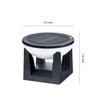 Solar Bollard Landscape Light with Three Color Temperatures for Garden Paths