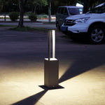 Minimalist LED Bollard Light for Modern Landscape and Garden Paths