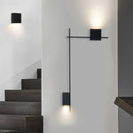 Modern Minimalist Rectangular LED Wall Sconce Set for Bedroom and Living Room