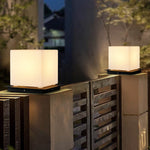 Modern Outdoor Pillar Lights, IP65 Waterproof Stainless Steel Bollard Lamp