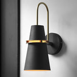Cone Wall Sconce in White – Modern Iron Architectural Lighting