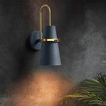Cone Wall Sconce in White – Modern Iron Architectural Lighting