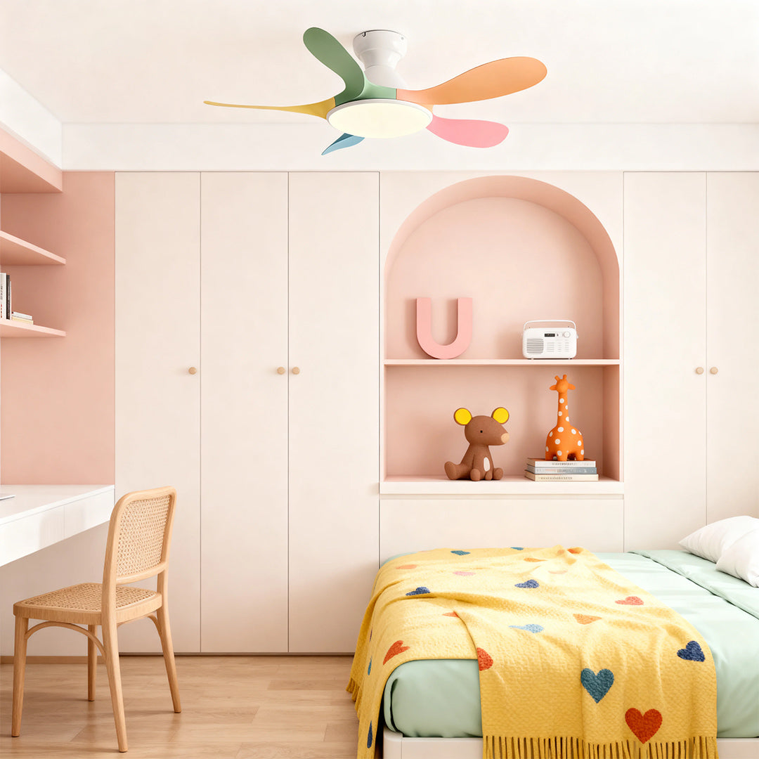 Aurelia 5-Blade LED Ceiling Fan with Full-Spectrum Light